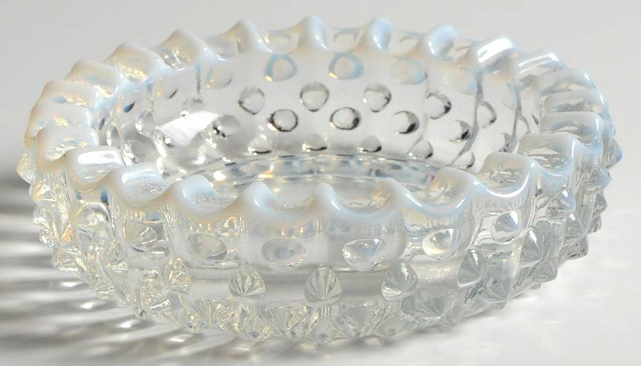 Hobnail French (Opalescent) 5" Round Ashtray by Fenton-1