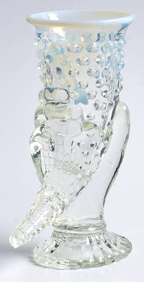 Hobnail French (Opalescent) Hand Vase by Fenton-1