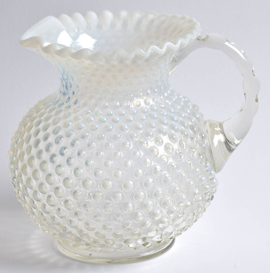 Hobnail French (Opalescent) 80 Oz Jug by Fenton-1