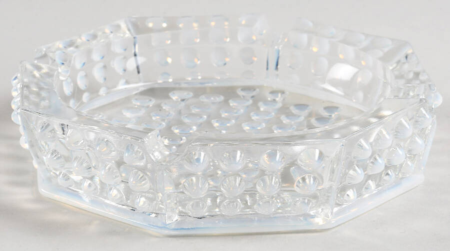 Hobnail French (Opalescent) Medium Octagonal Ashtray by Fenton-1
