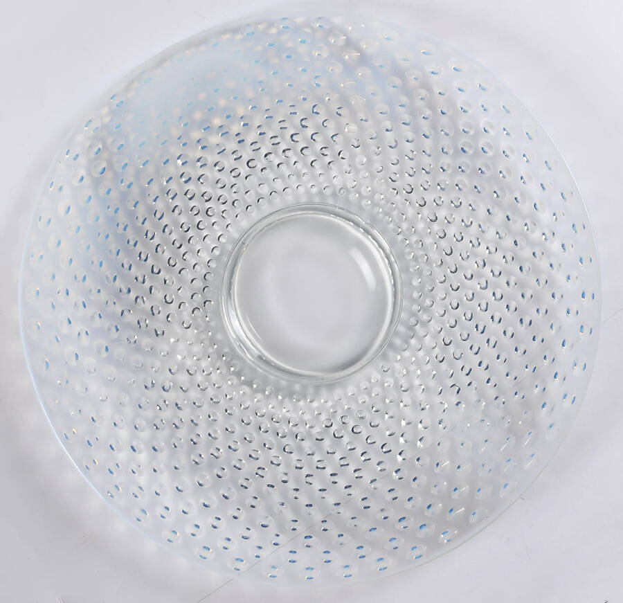 Hobnail French (Opalescent) 16" Torte Plate by Fenton-1