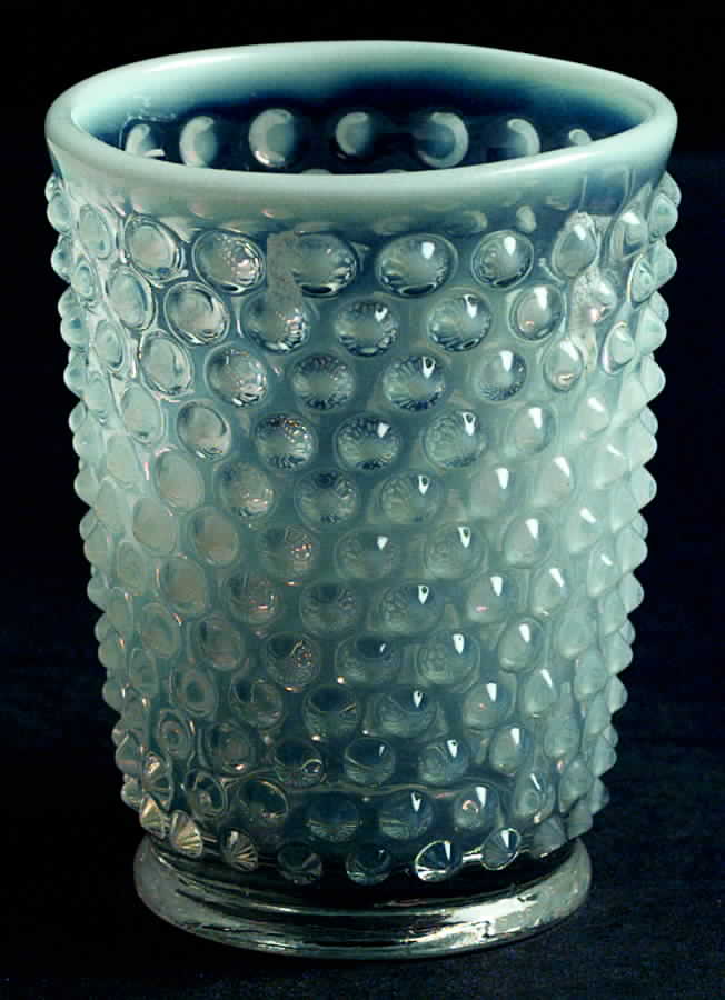 Hobnail French (Opalescent) 5 Oz Flat Tumbler by Fenton-1