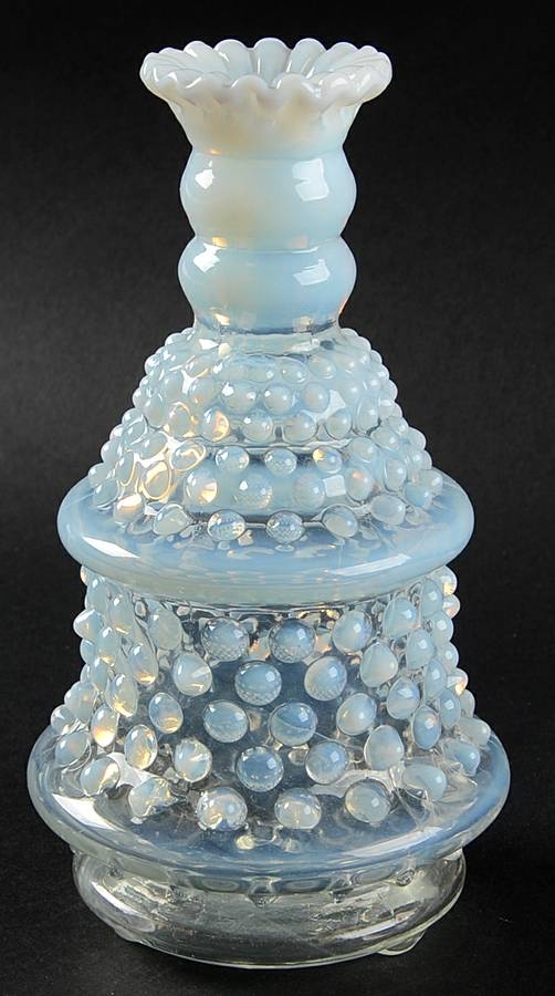 Hobnail French (Opalescent) Electric Lamp Base No Hardware by Fenton-1