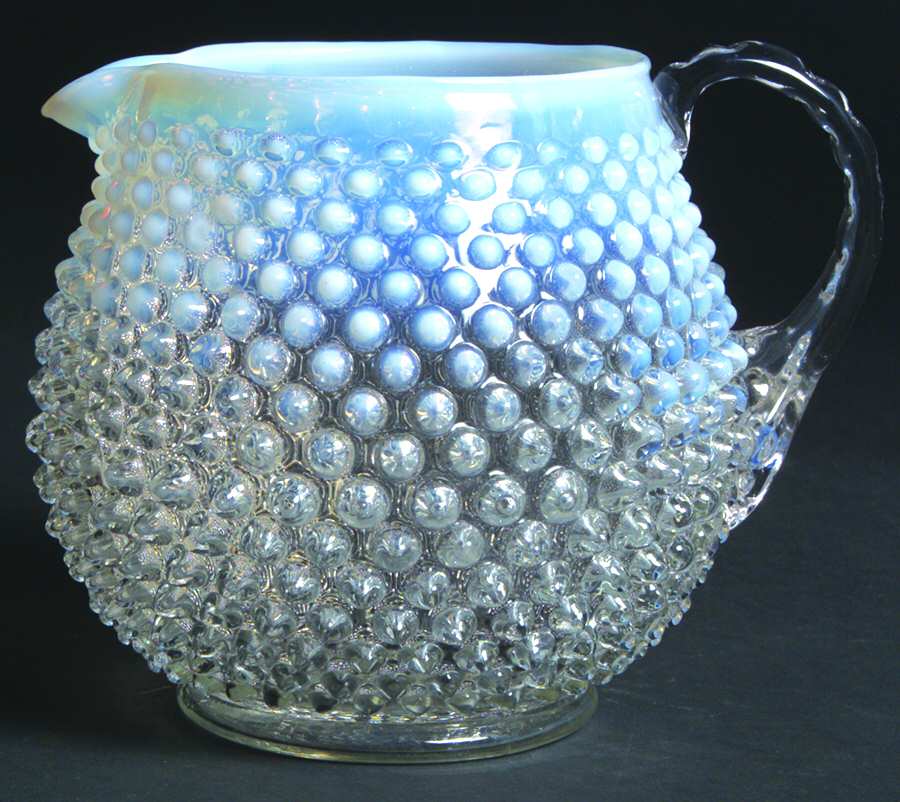 Hobnail French (Opalescent) 32 Oz Squat Jug by Fenton-1
