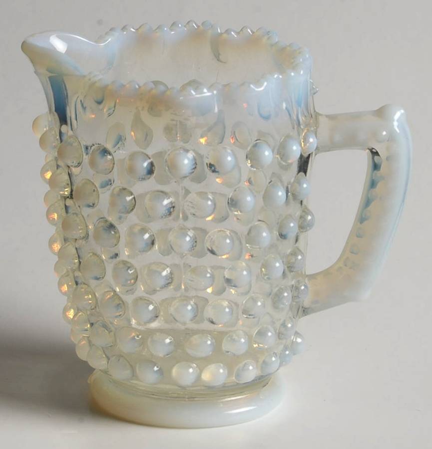 Hobnail French (Opalescent) Mini Creamer by Fenton-1