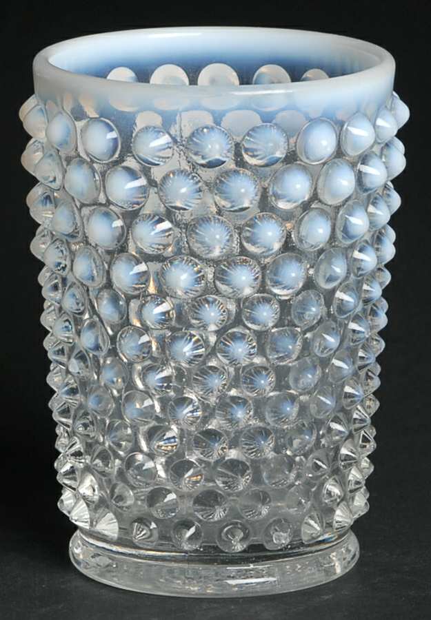 Hobnail French (Opalescent) 9 Oz Flat Tumbler by Fenton-1