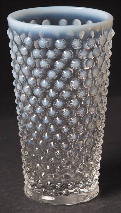 Hobnail French (Opalescent) 16 Oz Flat Tumbler by Fenton-1