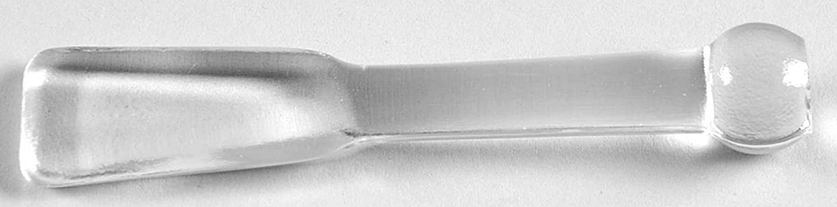 Hobnail Milk Glass Mustard Spoon by Fenton-1