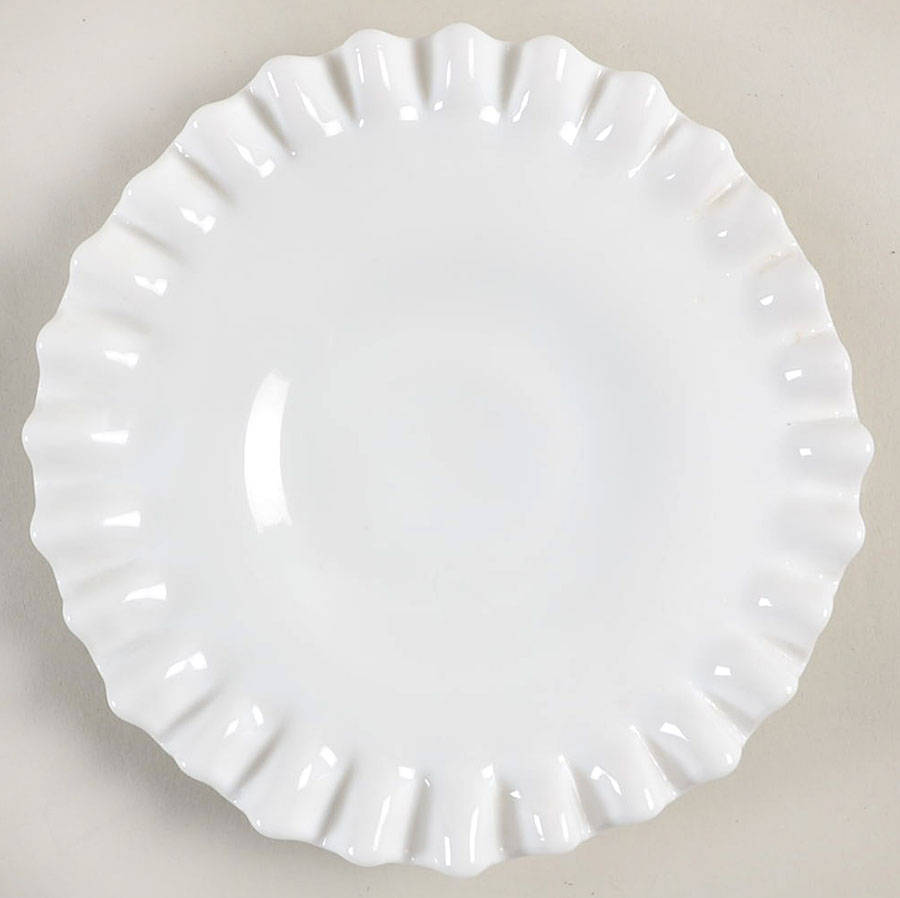 Hobnail Milk Glass 6" Bon Bon Plate by Fenton-1