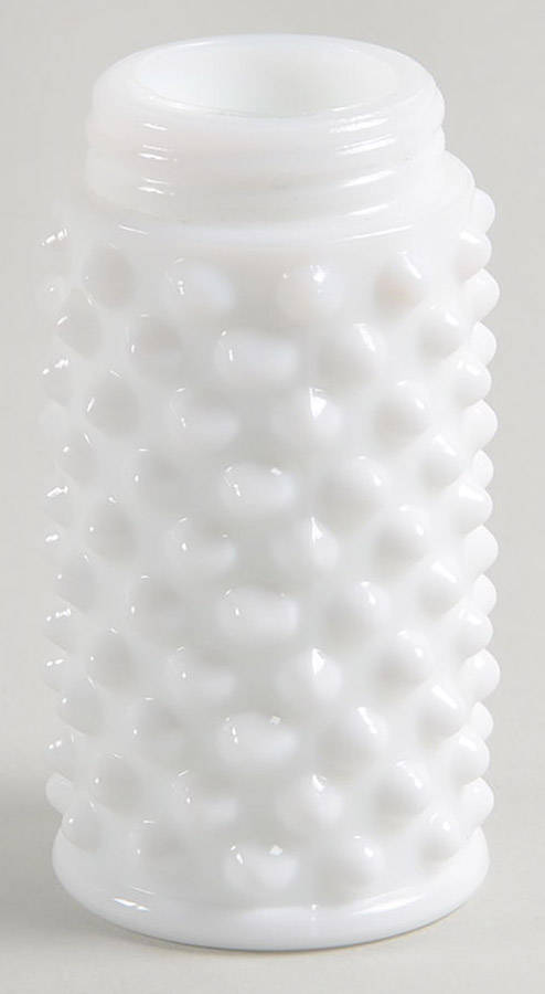 Hobnail Milk Glass Shaker No Lid by Fenton-1