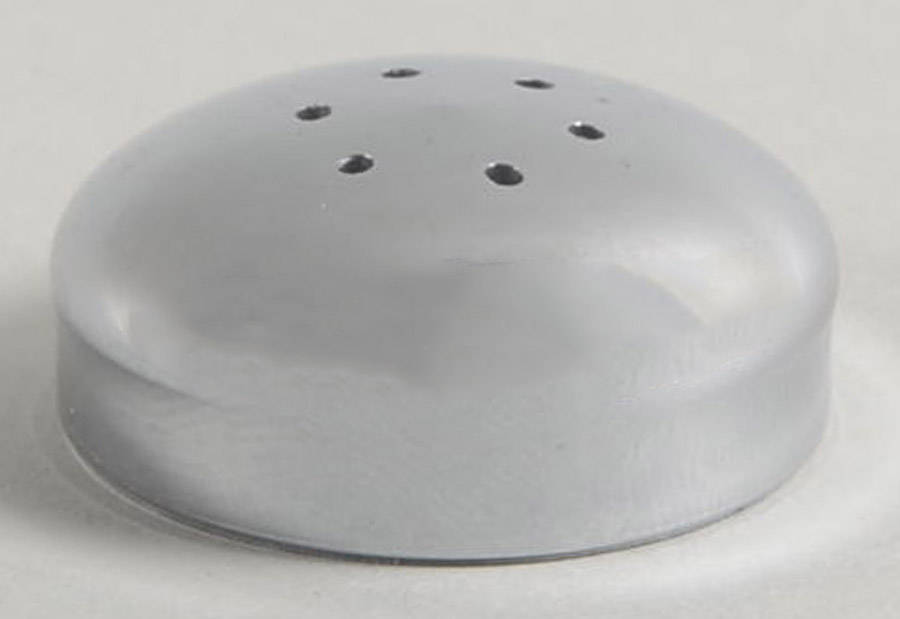 Hobnail Milk Glass Metal Lid for Shaker by Fenton-1