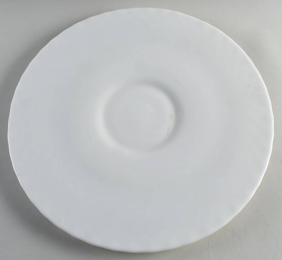 Hobnail Milk Glass 16" Torte Plate by Fenton-1
