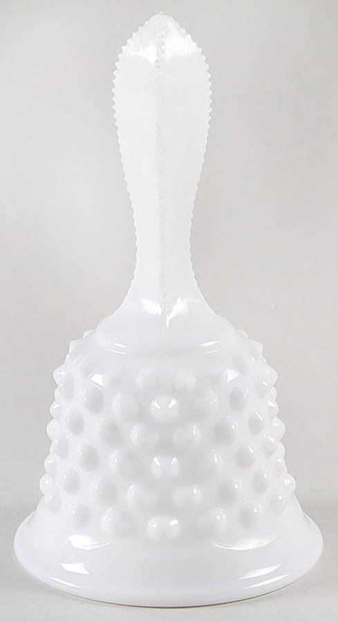 Hobnail Milk Glass 5" Bell by Fenton-1