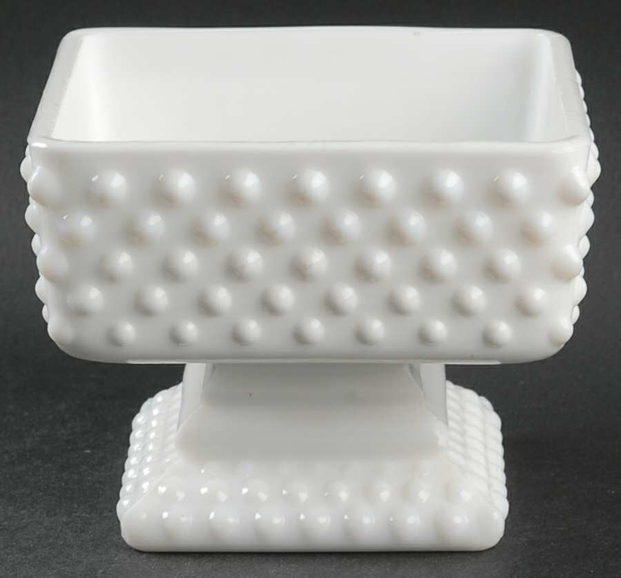 Hobnail Milk Glass Wedding Bowl, No Lid by Fenton-1