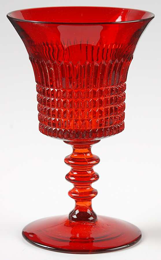 Lincoln Inn Ruby Red Wine Glass by Fenton-1