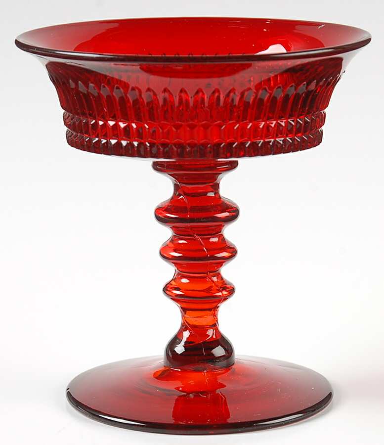 Lincoln Inn Ruby Red Champagne/Tall Sherbet by Fenton-1