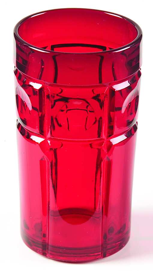 Plymouth Ruby 5 Oz Flat Tumbler by Fenton-1