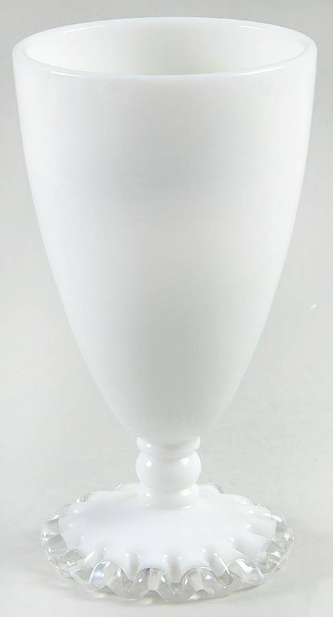Silver Crest 9 Oz Footed Tumbler by Fenton-1