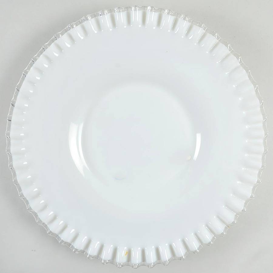 Silver Crest Sandwich Plate by Fenton-1