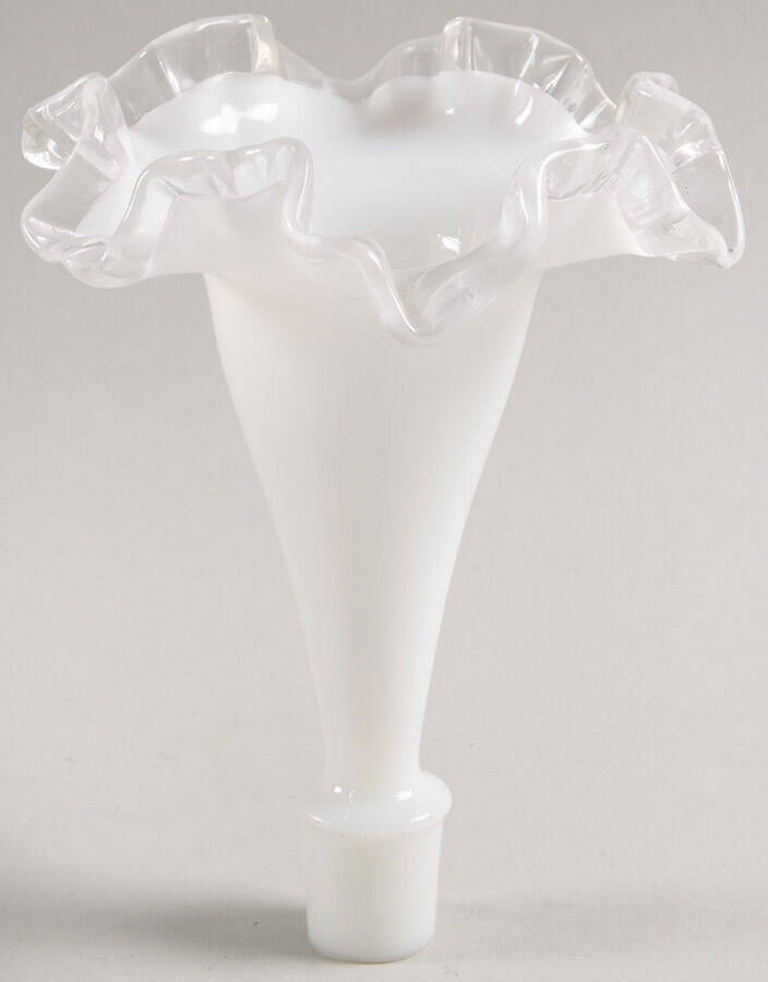 Silver Crest Epergne Peg Vase by Fenton-1
