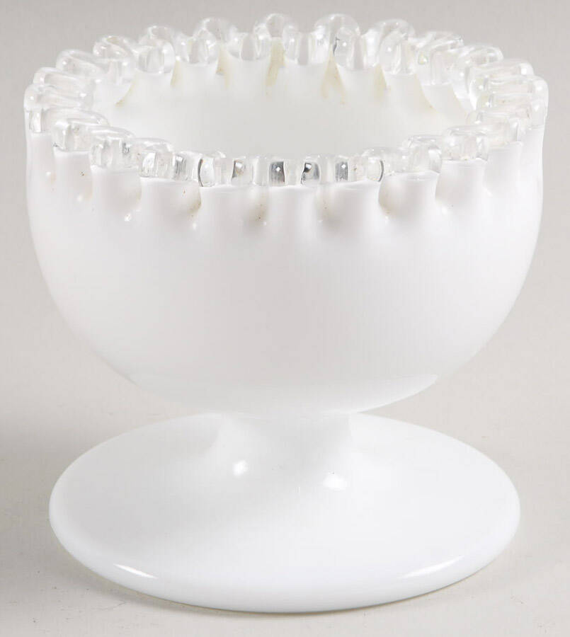 Silver Crest Dip Bowl by Fenton-1