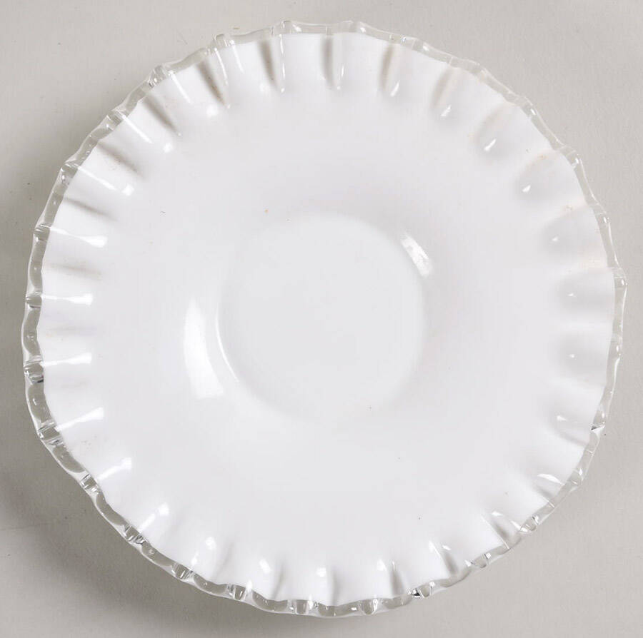 Silver Crest Mayonnaise Underplate Only by Fenton-1