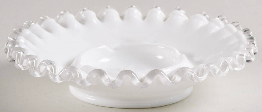 Silver Crest 7" Ashtray by Fenton-1