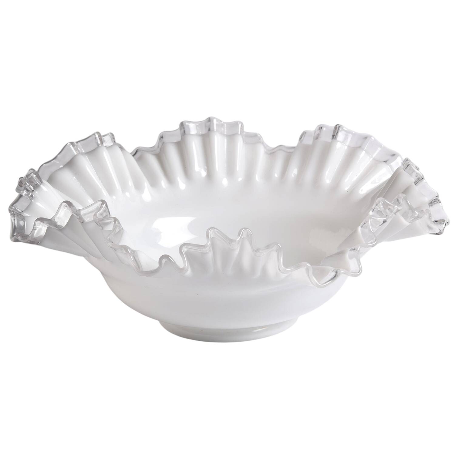 Silver Crest 10" Round Bowl by Fenton-1