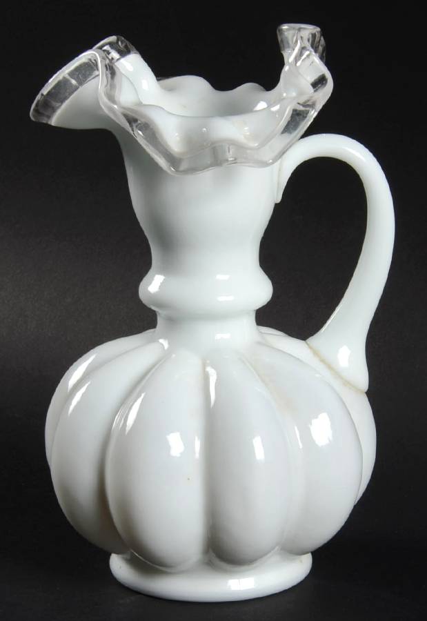 Silver Crest 6" Handled Jug by Fenton-1