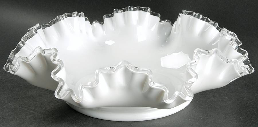 Silver Crest 9" Round Bowl by Fenton-1