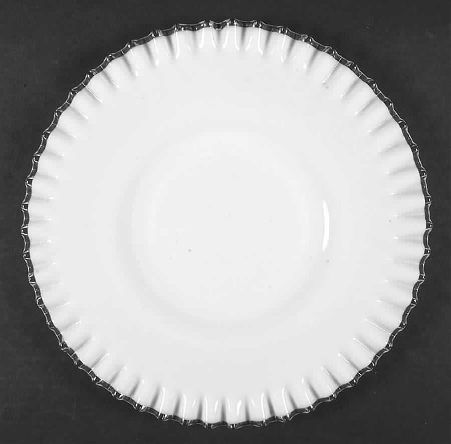 Silver Crest Service Plate by Fenton-1