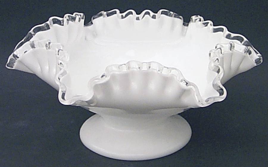 Silver Crest 8" Flared Bowl by Fenton-1