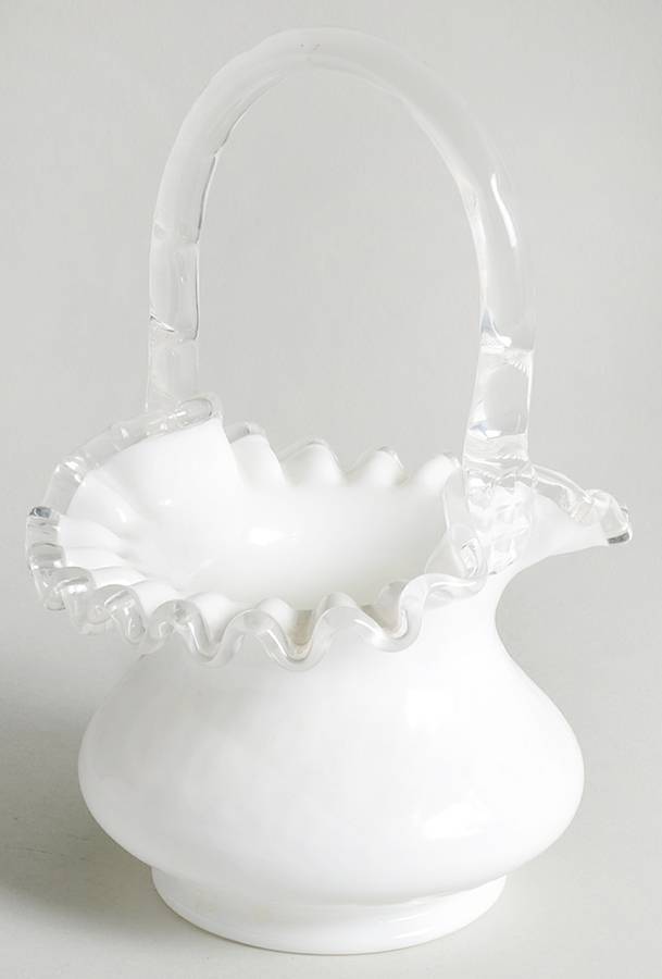 Silver Crest #7437 7" Basket by Fenton-1
