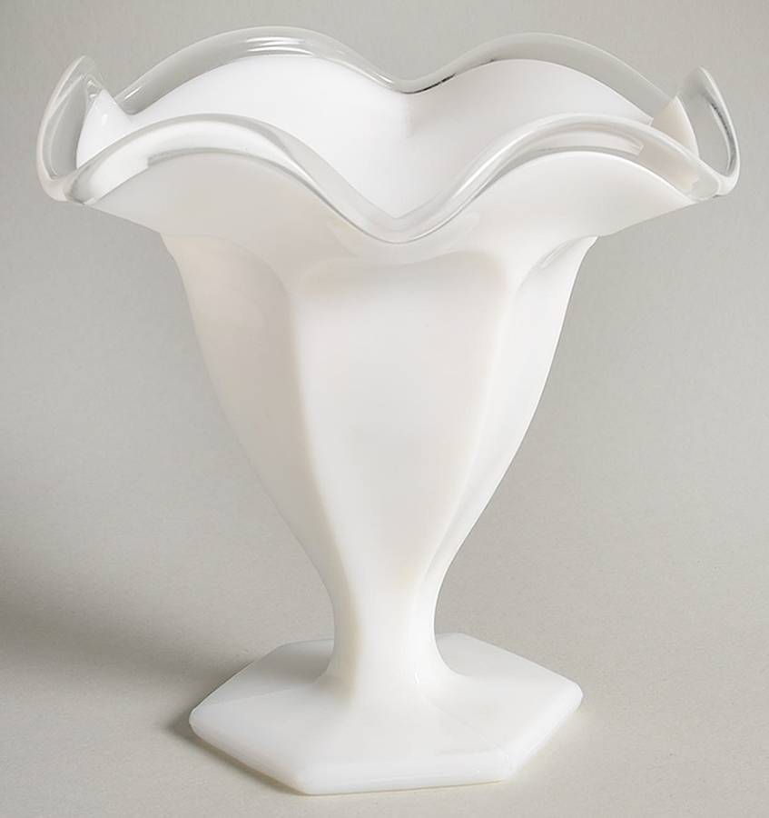 Silver Crest 6" Flower Vase by Fenton-1