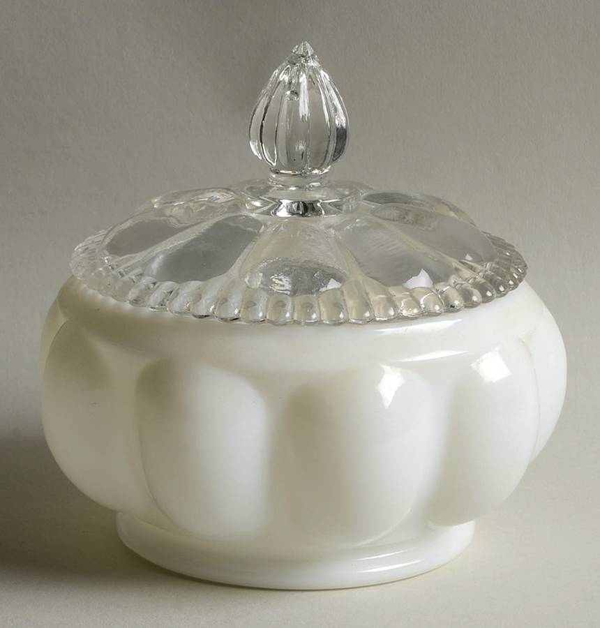 Silver Crest Candy Dish & Lid by Fenton-1