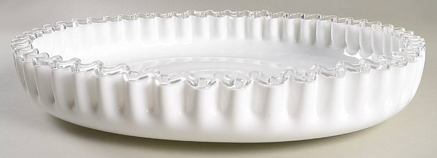 Silver Crest Tray for Chip & Dip Set by Fenton-1