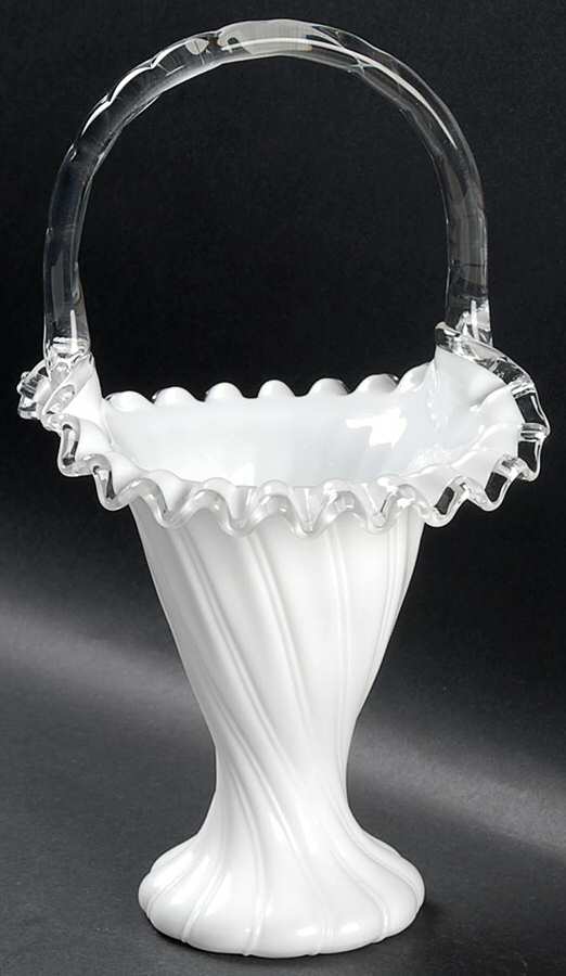 Silver Crest #7434 10" Basket by Fenton-1