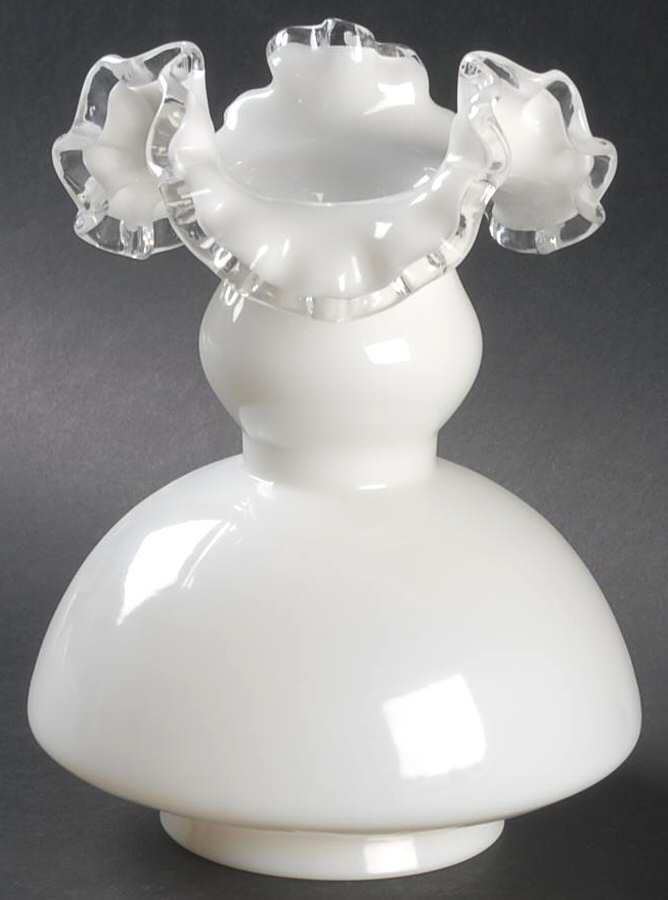 Silver Crest 7" Flower Vase by Fenton-1