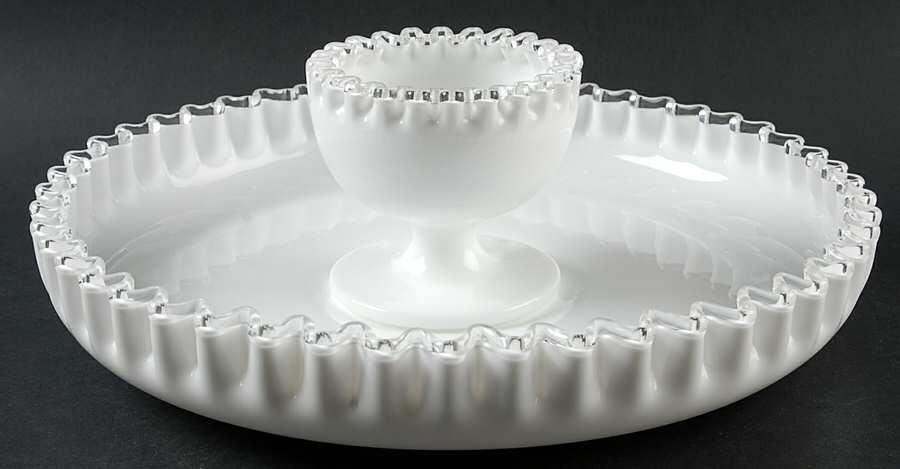 Silver Crest Chip & Dip Set by Fenton-1