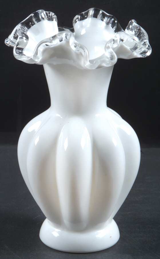 Silver Crest 6" Flower Vase by Fenton-1