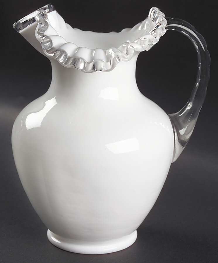 Silver Crest 70 Oz Jug by Fenton-1