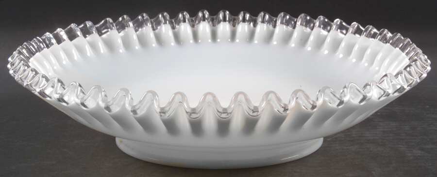 Silver Crest 11" Salad Bowl by Fenton-1