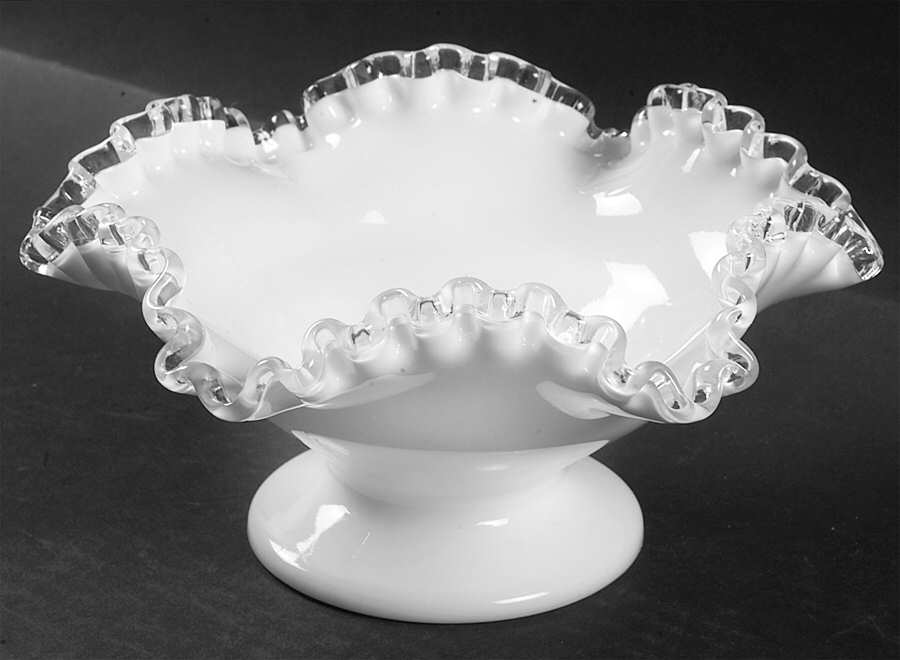 Silver Crest 7" Round Bowl by Fenton-1