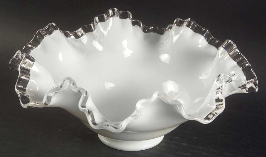 Silver Crest 8" Round Bowl by Fenton-1