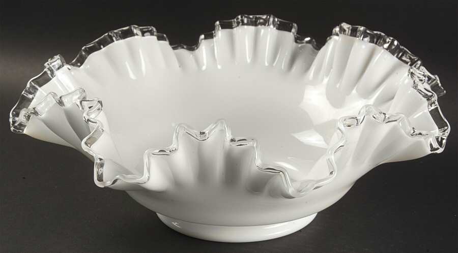 Silver Crest 13" Round Bowl by Fenton-1
