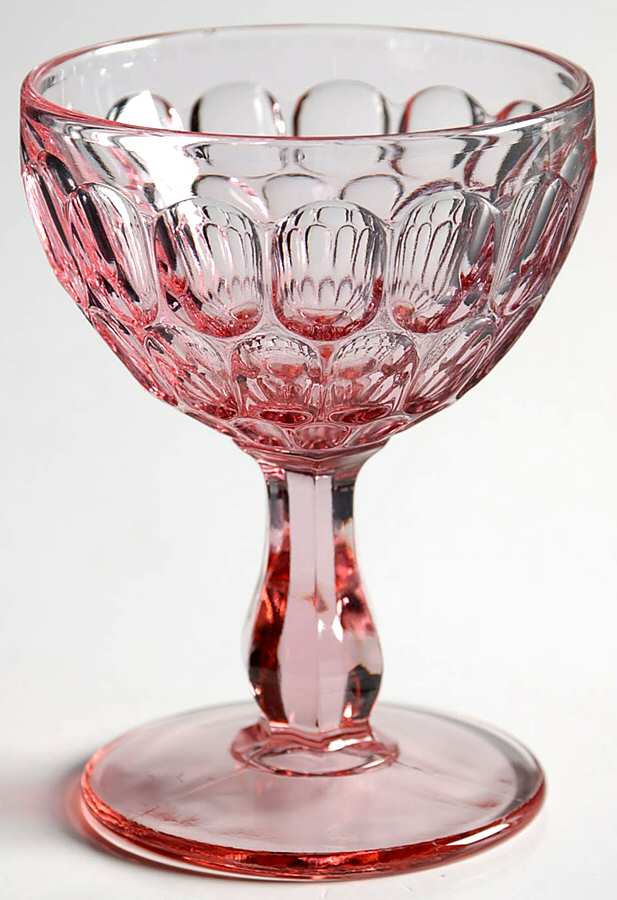 Thumbprint Colonial Pink Liquor Cocktail by Fenton-1