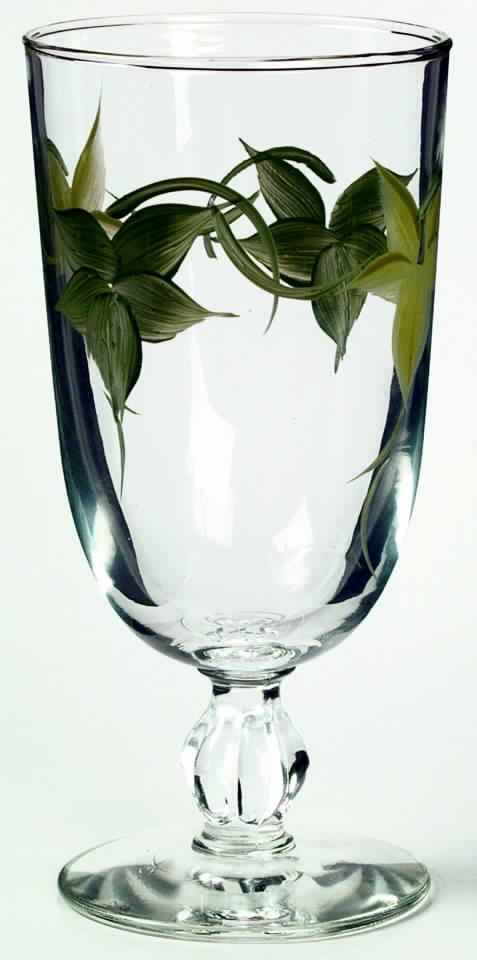 Ivy (American) Glassware Libbey 3003  Iced Tea by Franciscan-1