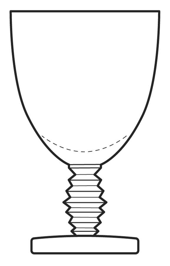 4020 (Stem 4020, Clear) Water Goblet by Fostoria-1