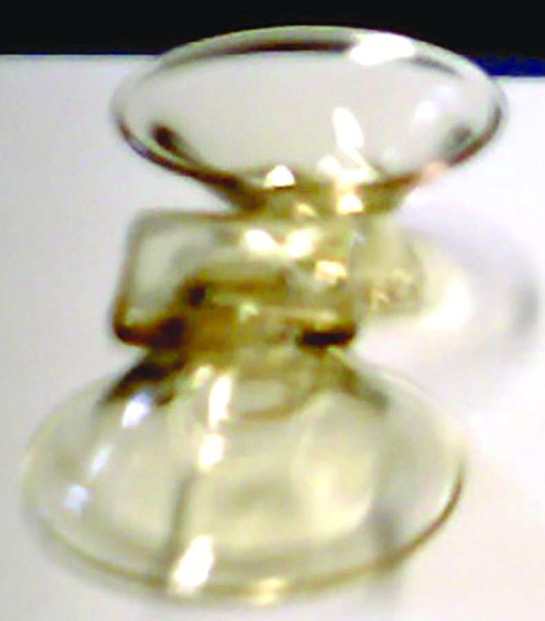 4020 Amber (Topaz Bowl) Individual Almond by Fostoria-1