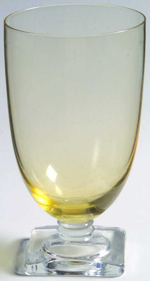 4020 Amber (Topaz Bowl) Footed Tumbler by Fostoria-1